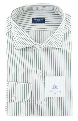 Finamore Napoli Green Shirt - Slim - 15.75 US / 40 EU