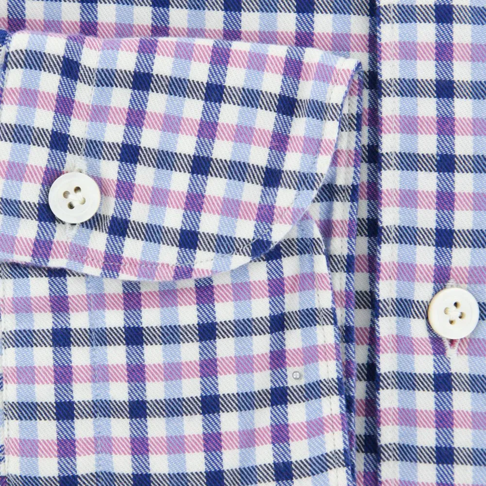 Finamore Napoli Lavender Purple Shirt - Extra Slim - L US / L EU