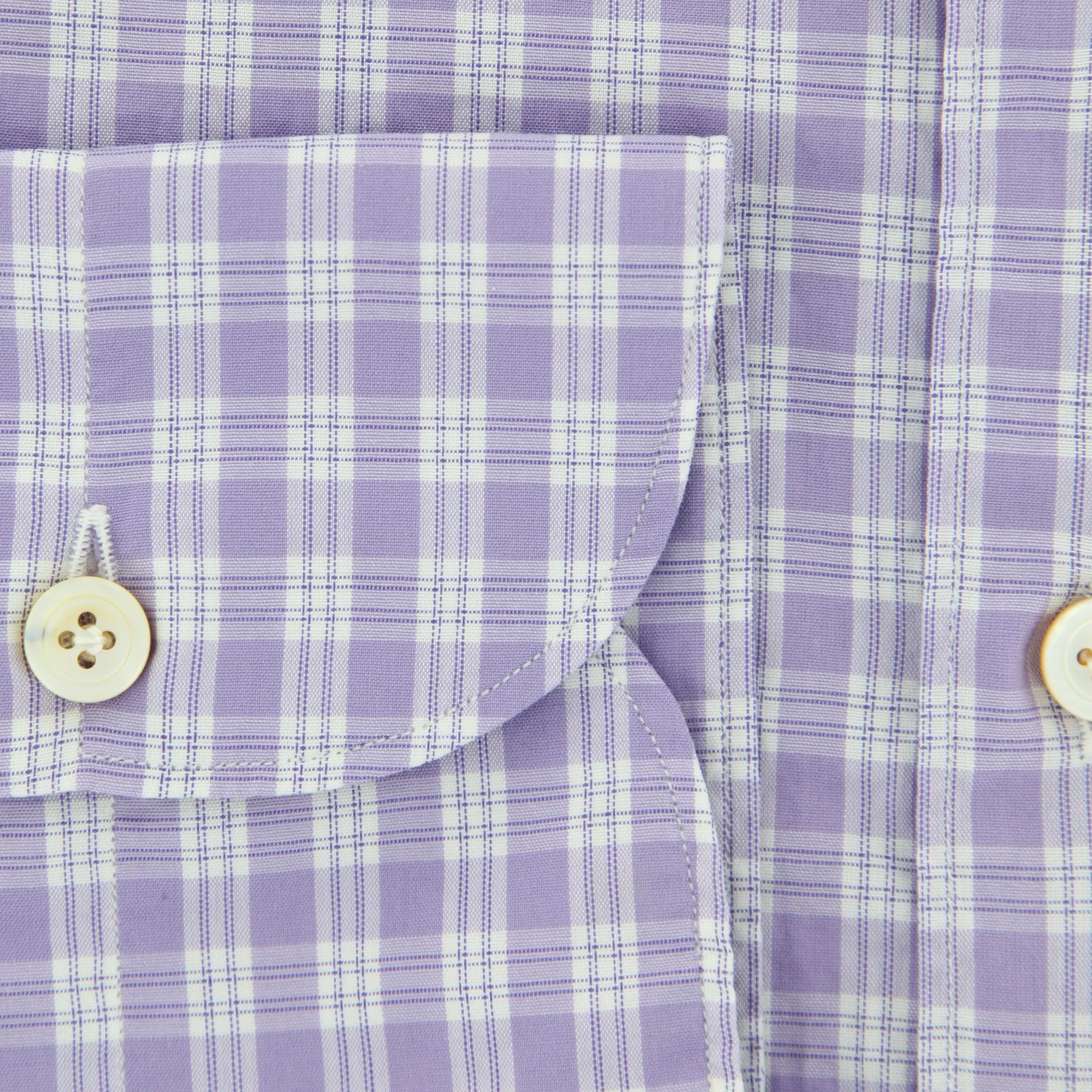 Finamore Napoli Lavender Purple Shirt - Extra Slim