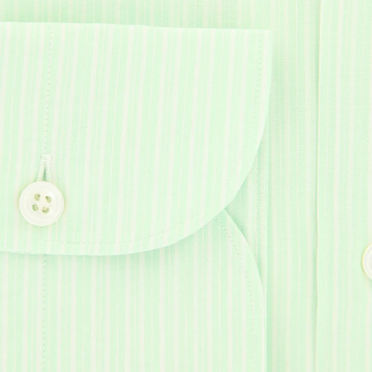 Finamore Napoli Light Green Shirt - Slim