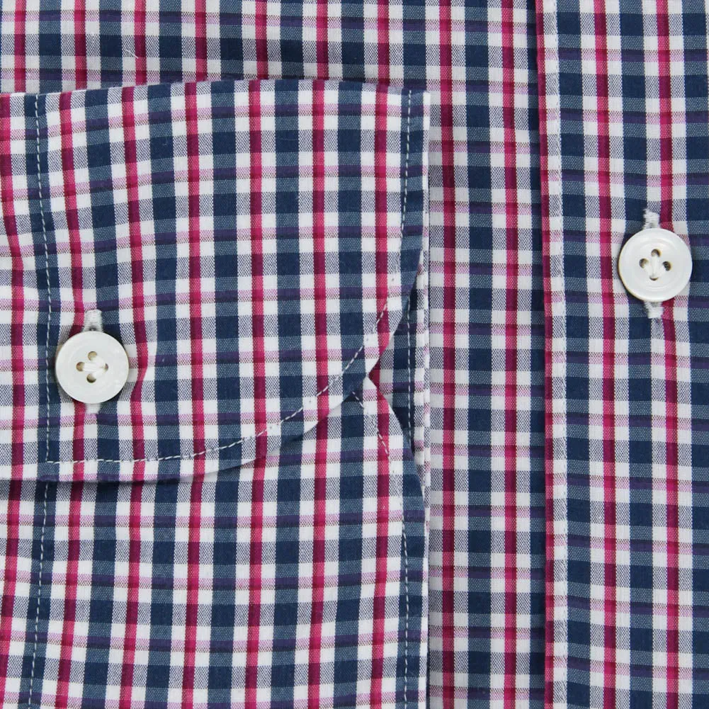 Finamore Napoli Navy Blue Shirt - Extra Slim - S US / S EU