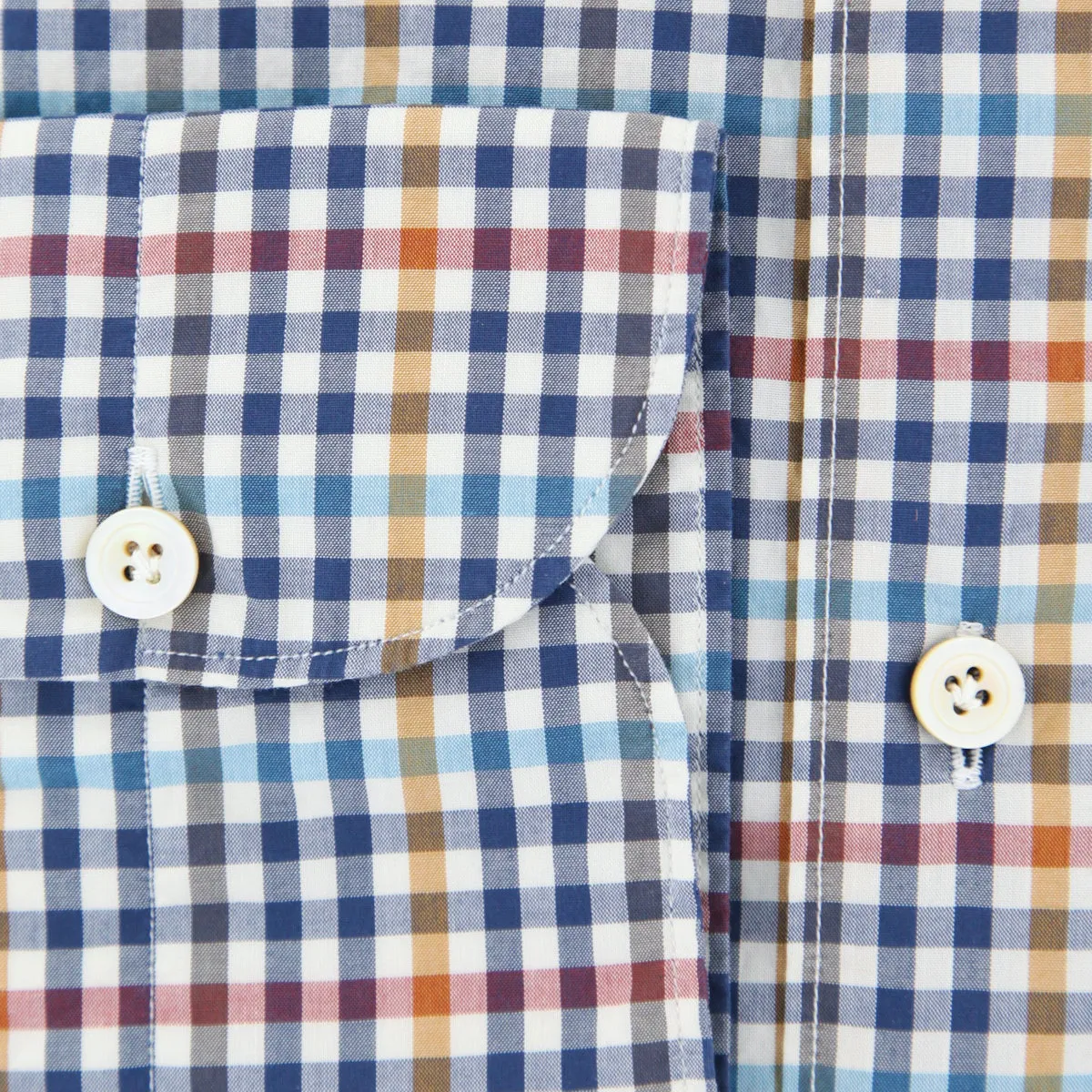 Finamore Napoli Navy Blue Shirt - Extra Slim