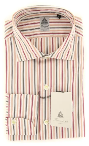 Finamore Napoli Orange Shirt - Extra Slim