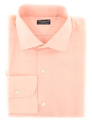 Finamore Napoli Orange Shirt - Slim