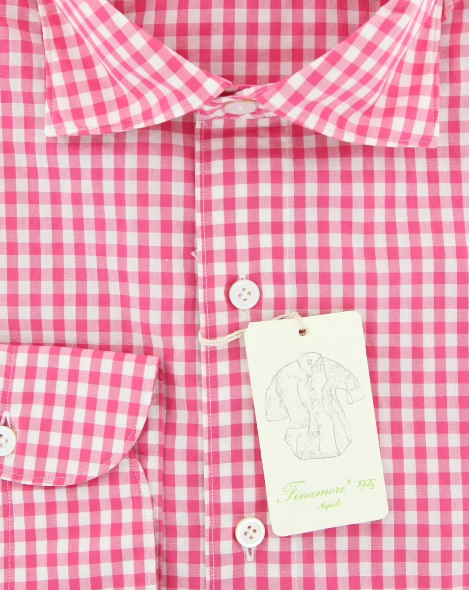 Finamore Napoli Pink Shirt - Extra Slim