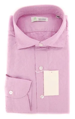 Finamore Napoli Pink Shirt - Slim - 15.75 US / 40 EU