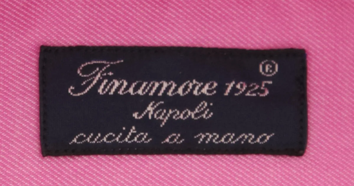 Finamore Napoli Pink Shirt - Slim