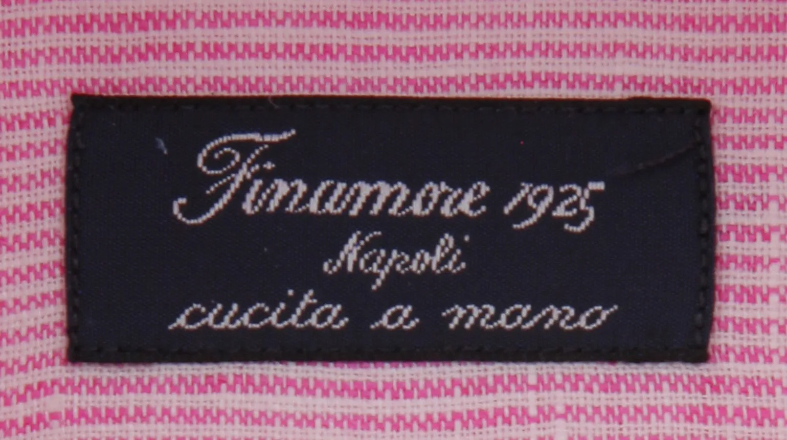 Finamore Napoli Pink Shirt - Slim