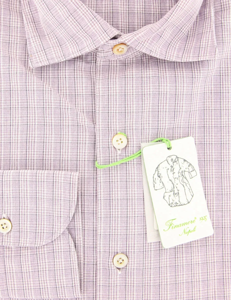 Finamore Napoli Purple Shirt - Extra Slim