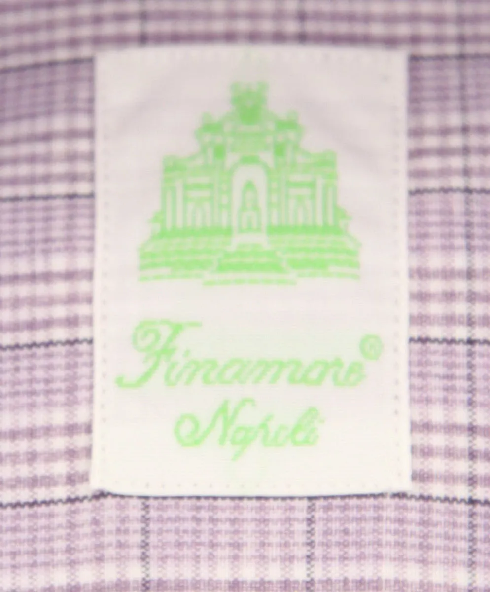 Finamore Napoli Purple Shirt - Extra Slim