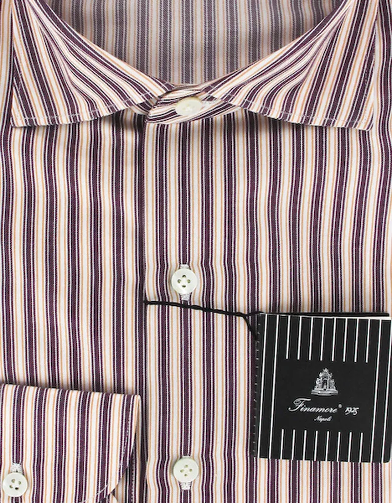 Finamore Napoli Purple Shirt – Size: 15.75 US / 40 EU