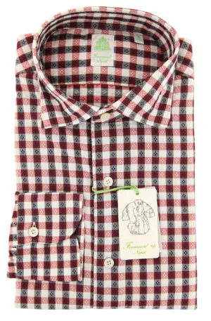 Finamore Napoli Red Shirt - Extra Slim