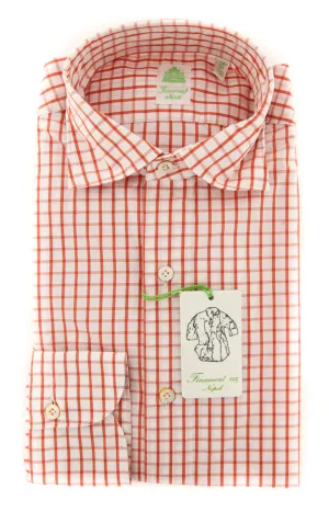 Finamore Napoli Red Shirt - Extra Slim