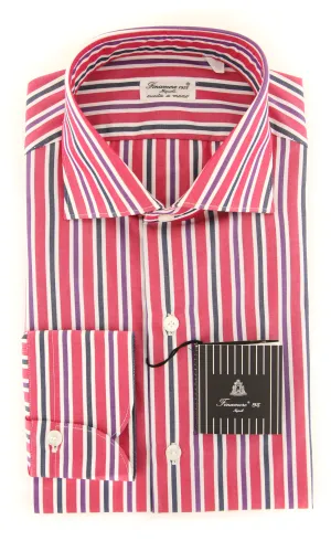 Finamore Napoli Red Shirt - Extra Slim