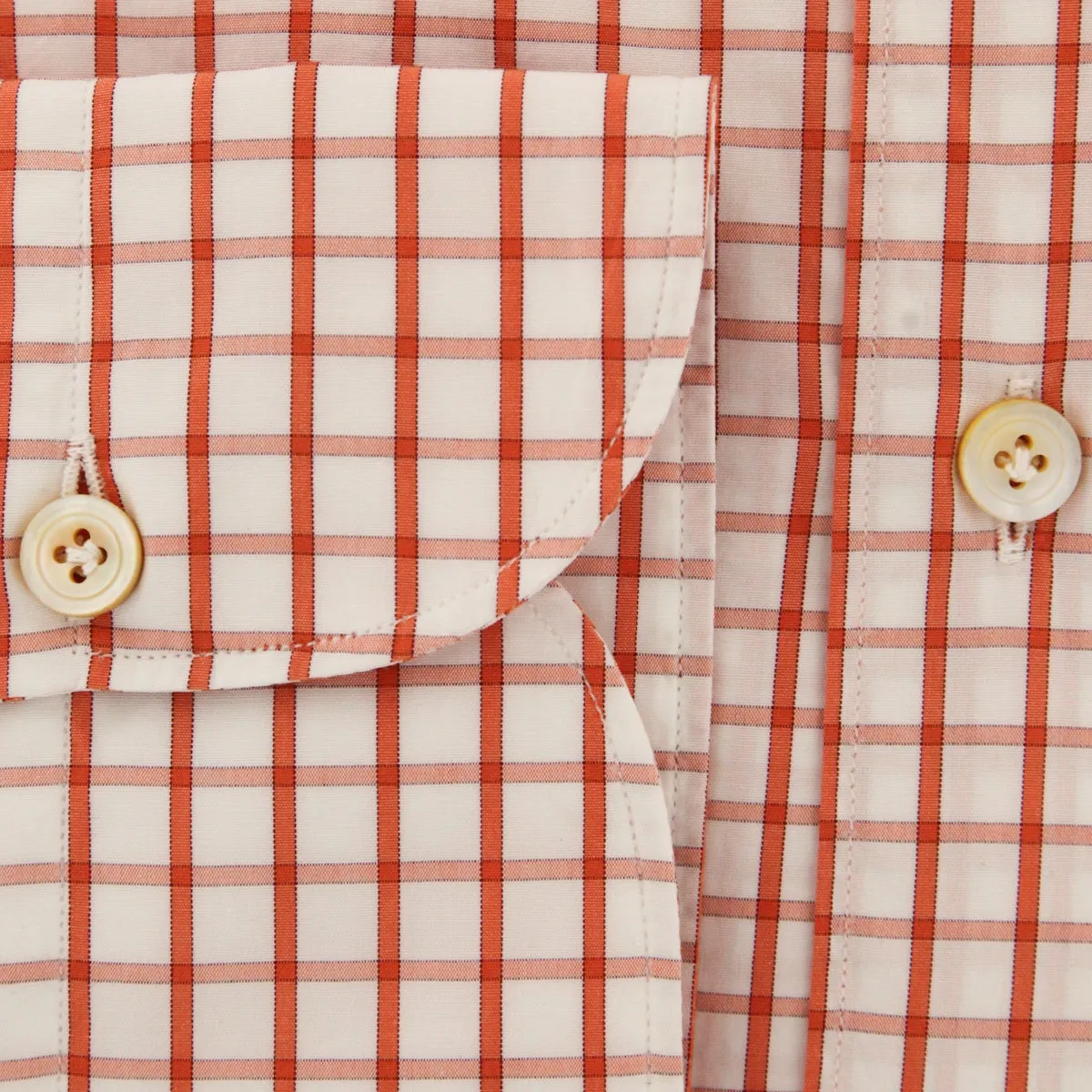 Finamore Napoli Red Shirt - Extra Slim