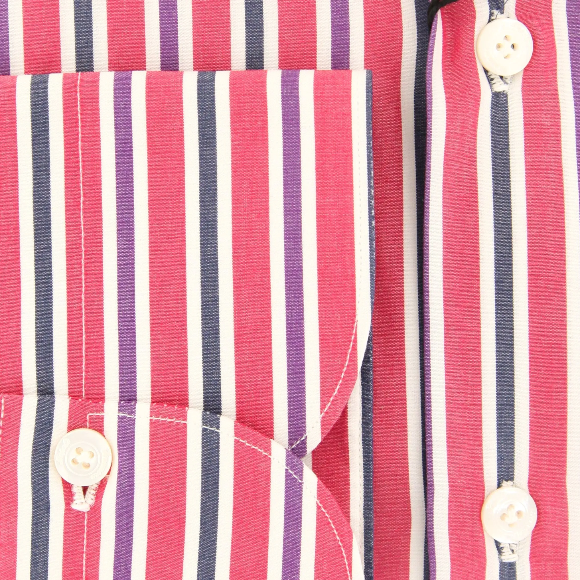 Finamore Napoli Red Shirt - Extra Slim