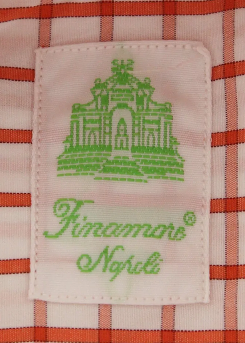 Finamore Napoli Red Shirt - Extra Slim