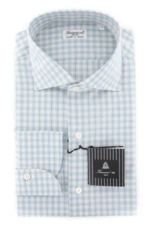 Finamore Napoli Turquoise Shirt - Extra Slim