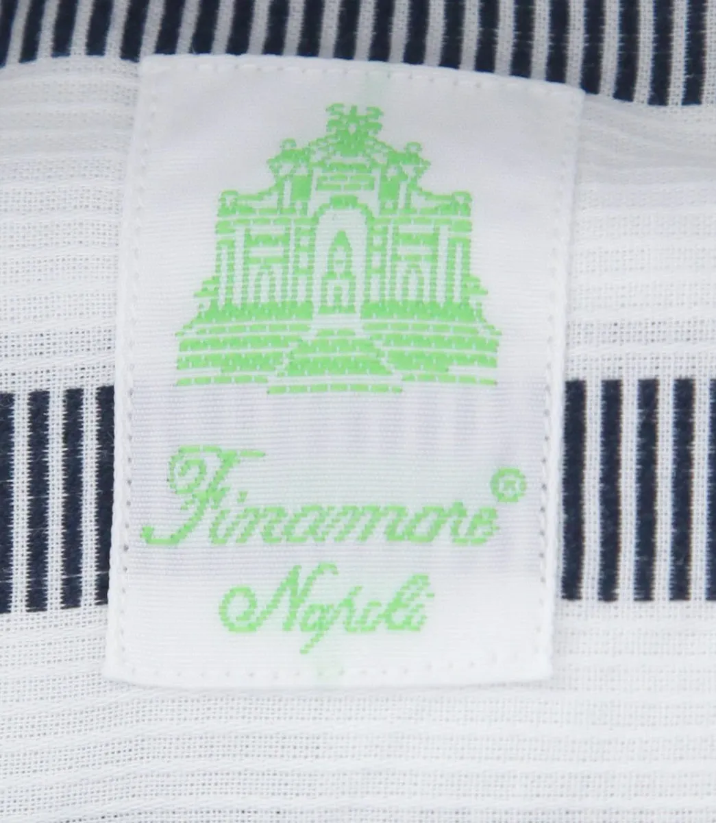Finamore Napoli White Shirt - Extra Slim