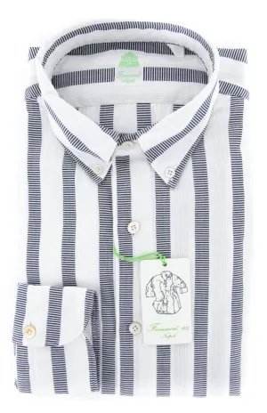 Finamore Napoli White Shirt - Extra Slim