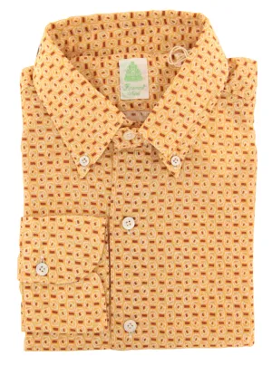 Finamore Napoli Yellow Shirt - Extra Slim