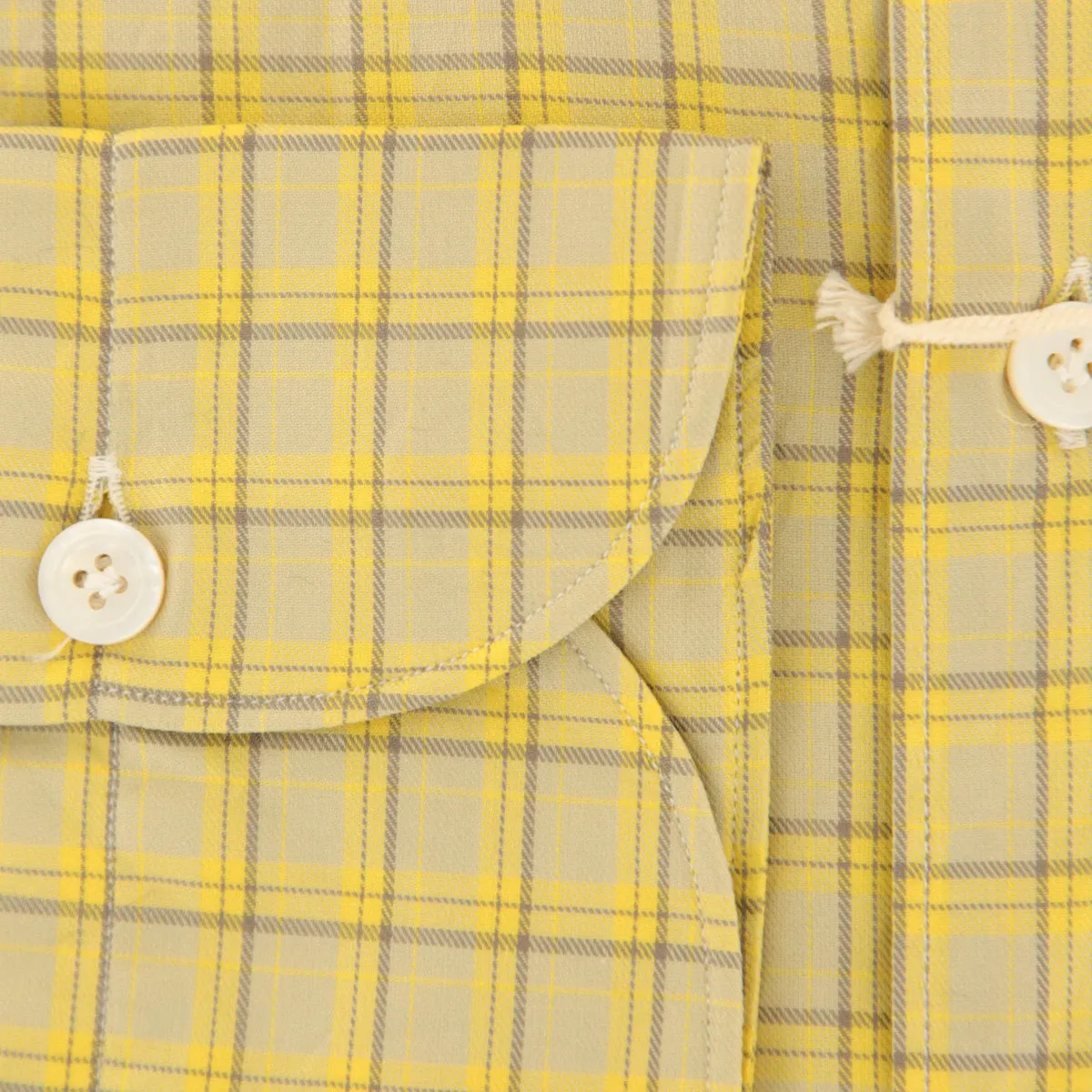 Finamore Napoli Yellow Shirt - Extra Slim