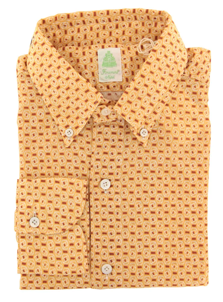 Finamore Napoli Yellow Shirt - Extra Slim