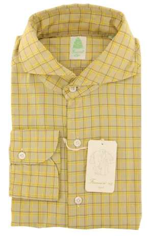 Finamore Napoli Yellow Shirt - Extra Slim
