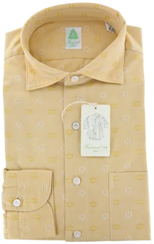 Finamore Napoli Yellow Shirt – Size: L US / L EU