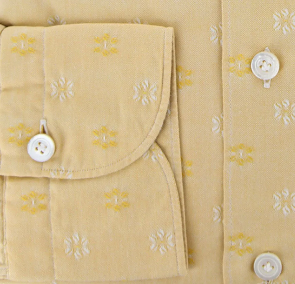Finamore Napoli Yellow Shirt – Size: L US / L EU