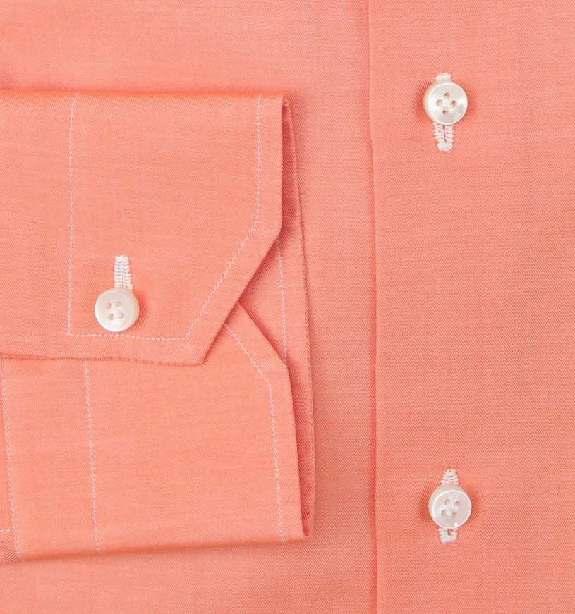 Fiori Di Lusso Orange Shirt - Extra Slim