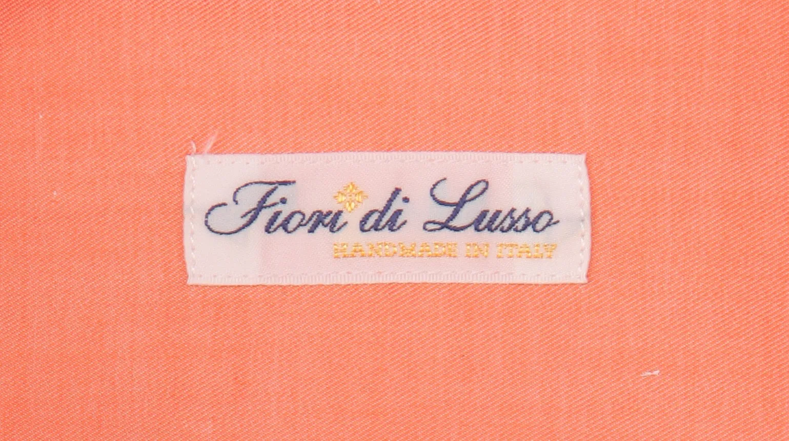 Fiori Di Lusso Orange Shirt - Extra Slim