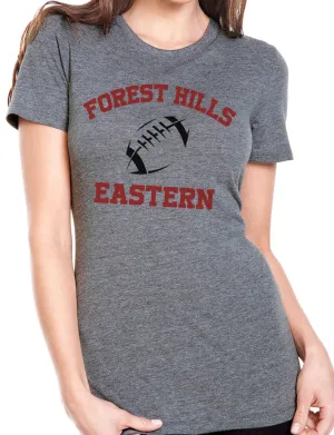 FOREST HILLS EASTERN FOOTBALL Tri-Blend Short Sleeve Tee for Women