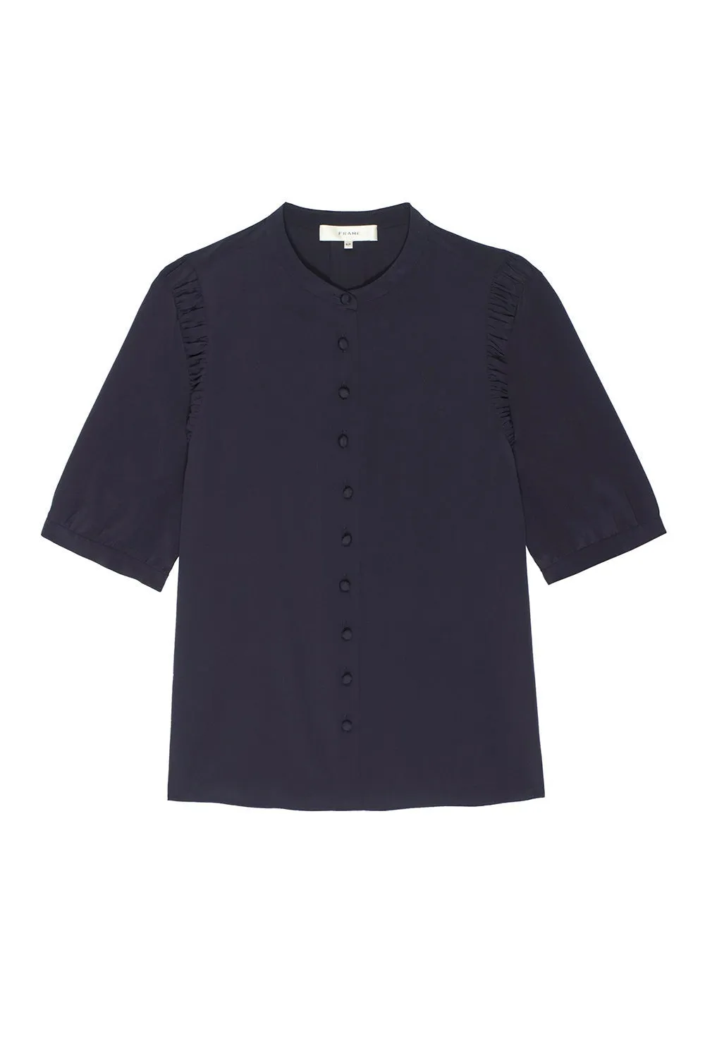 FRAME The Silk Gathered Top