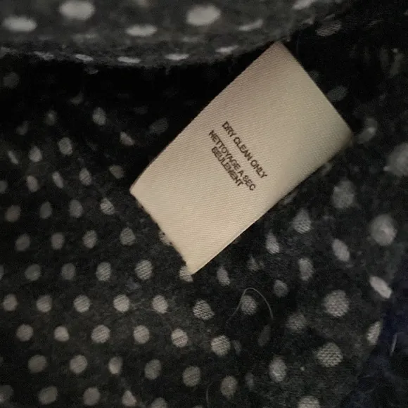 Free People Bonjour Plaid Wool Coat Tartan Jacket Blue Black Woolen Bohemian XS