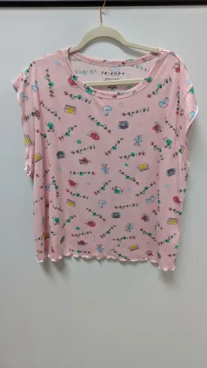 FRIENDS Pink Short Sleeve Graphic Sleep T-Shirt