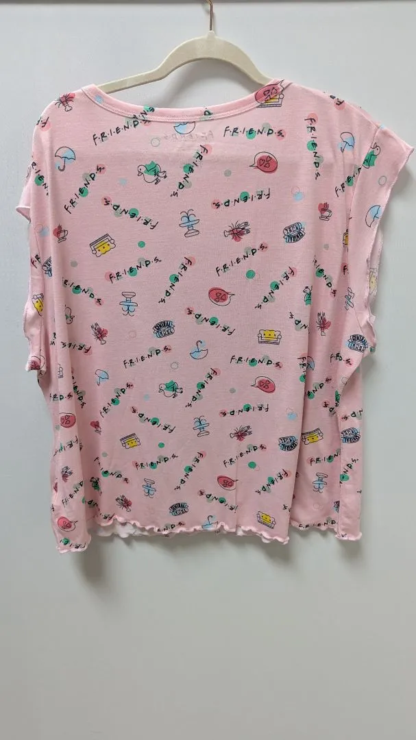 FRIENDS Pink Short Sleeve Graphic Sleep T-Shirt