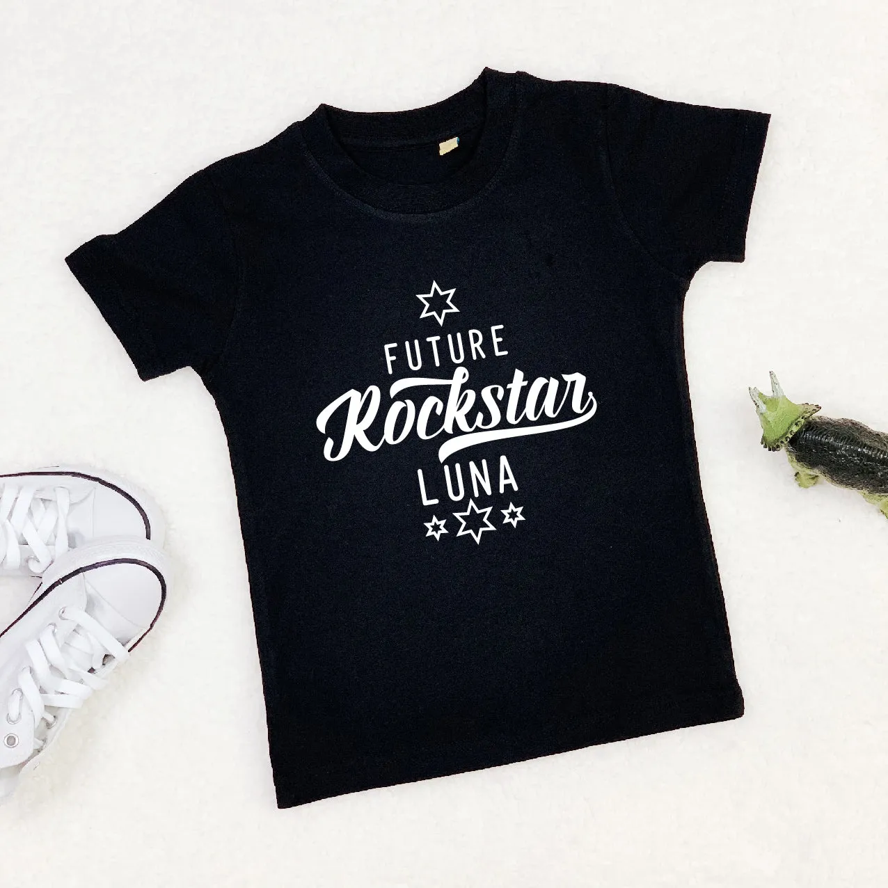 Future Rockstar Personalised T Shirt With Stars