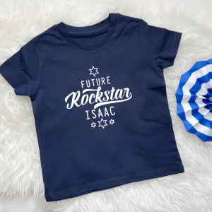 Future Rockstar Personalised T Shirt With Stars