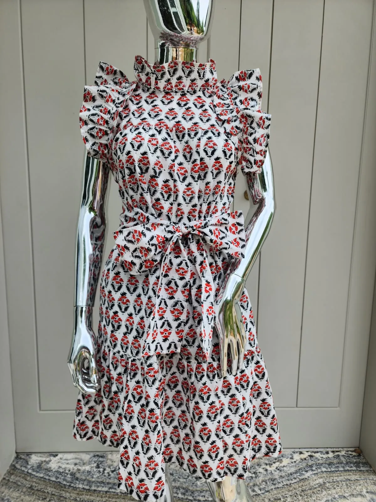 Gameday Roopa Dress - Red/Black
