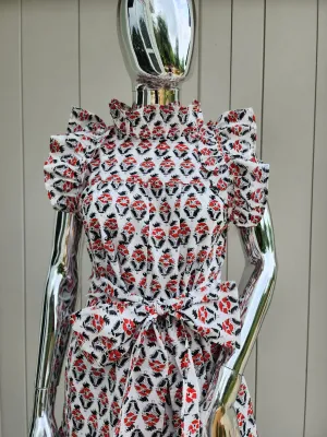 Gameday Roopa Dress - Red/Black