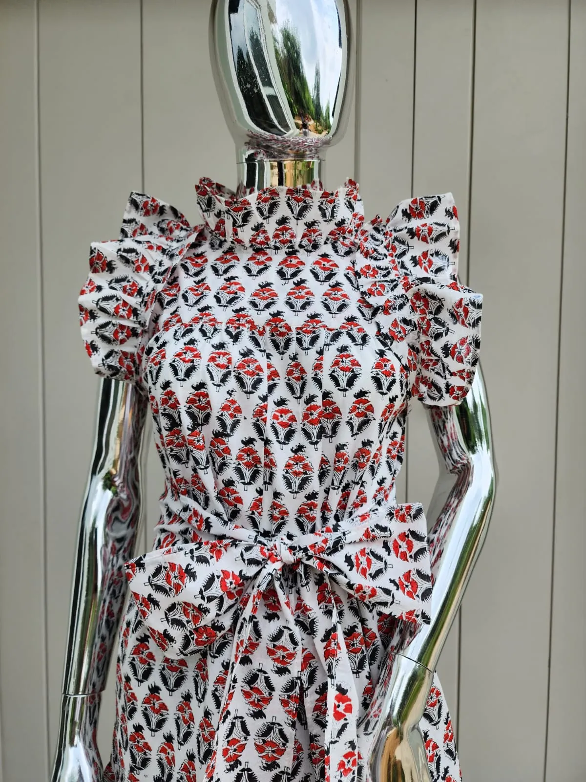 Gameday Roopa Dress - Red/Black