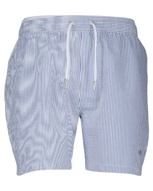 Gant Rich Blue Seersucker Swim Shorts
