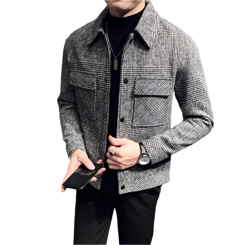 Gentleman's CapitalClass Plaid Overcoat