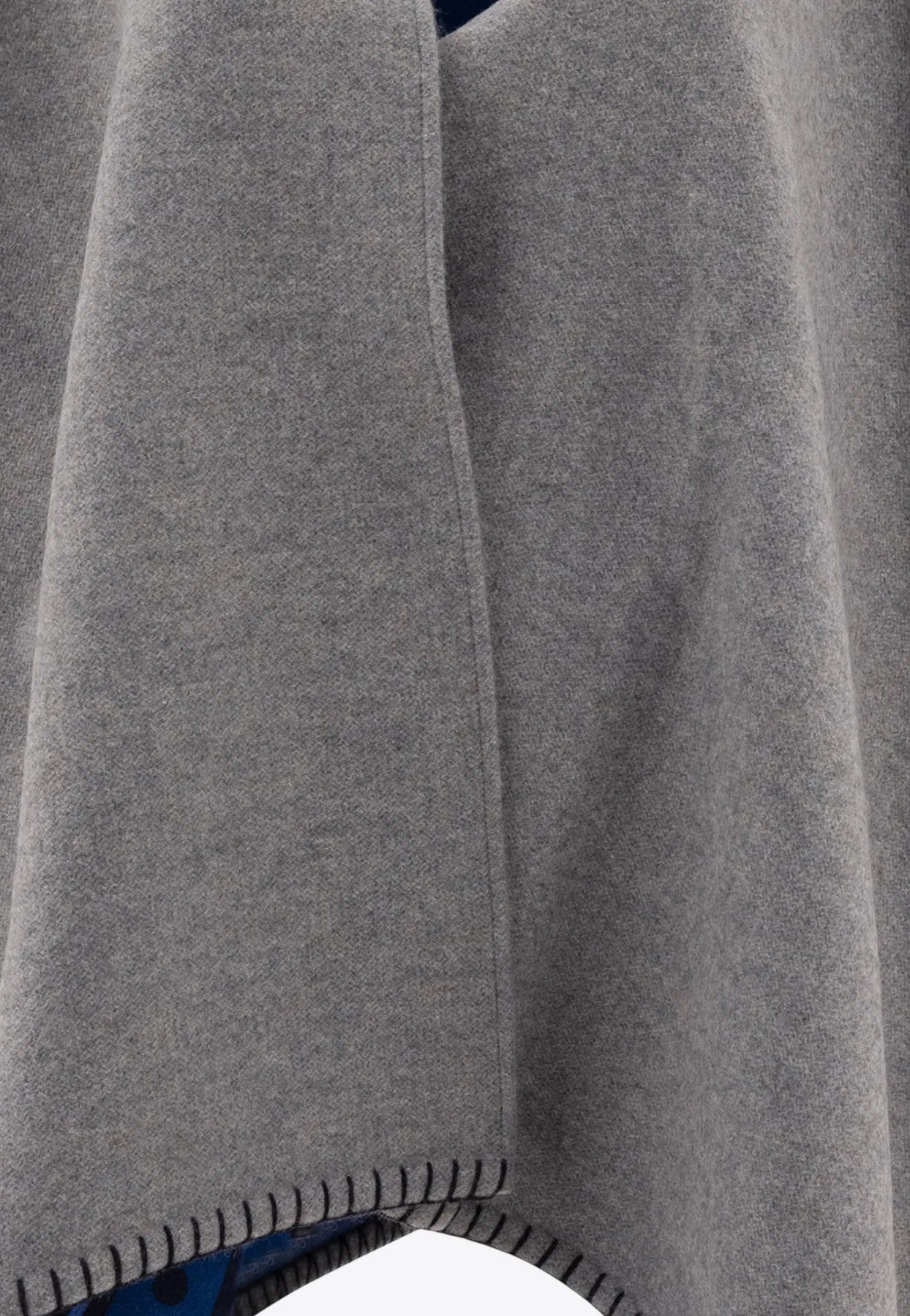 Geometrical Renaissance-Print Reversible Cape