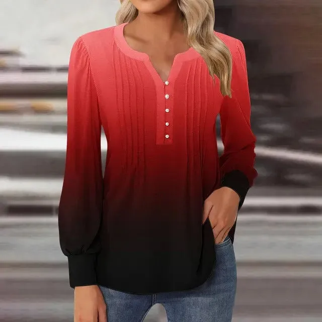 Georgia – Vibrant Printed Blouse for Women