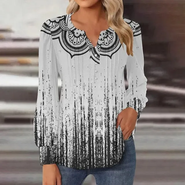 Georgia – Vibrant Printed Blouse for Women