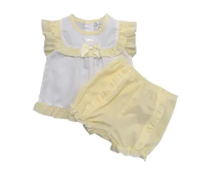 Girls Lemon Swing Top and Short Set
