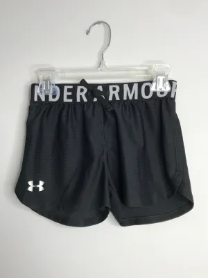 Girls Size 8 Girls Black UA Shorts