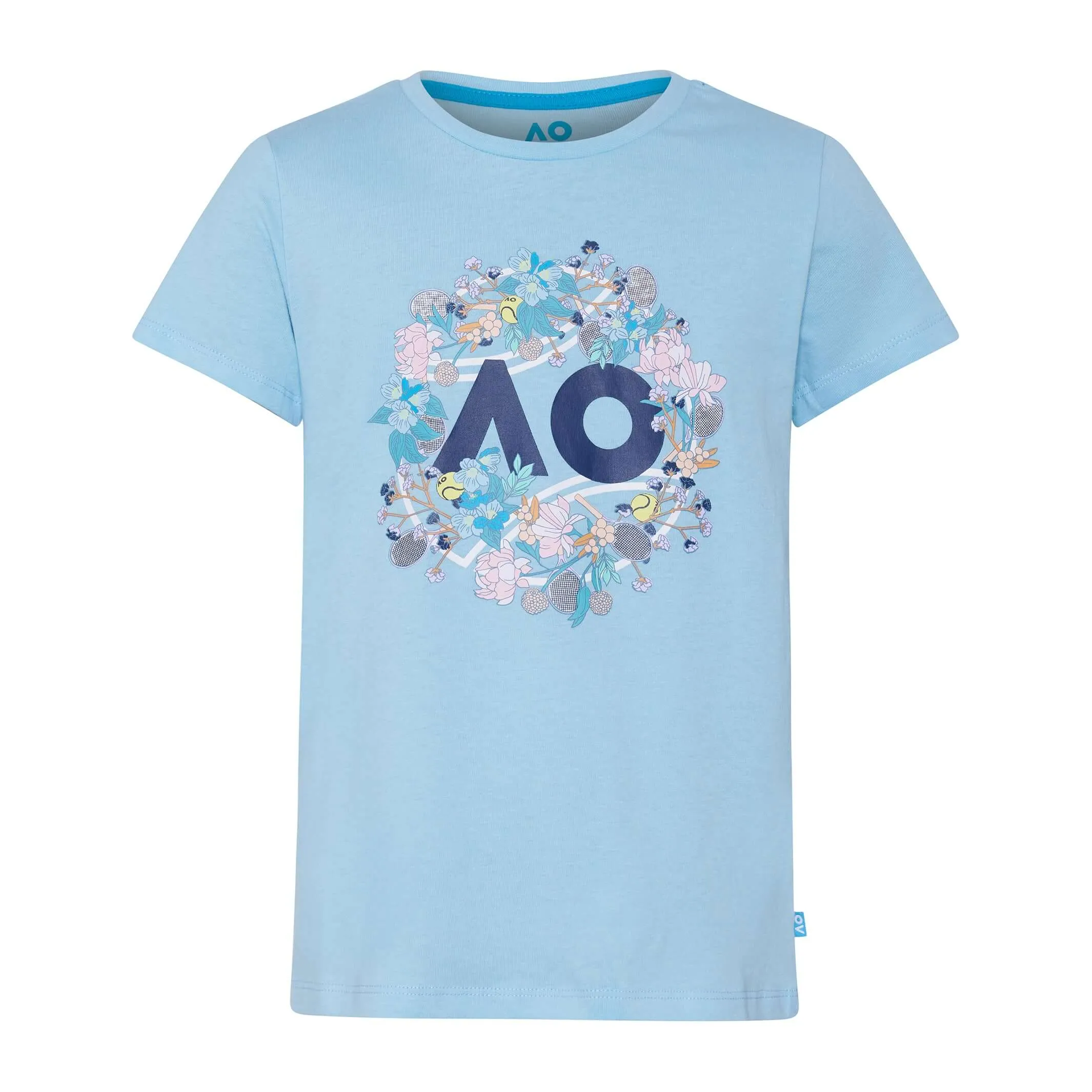 Girl's T-Shirt Flower Logo